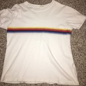 BRANDY MELVILLE RAINBOW TEE